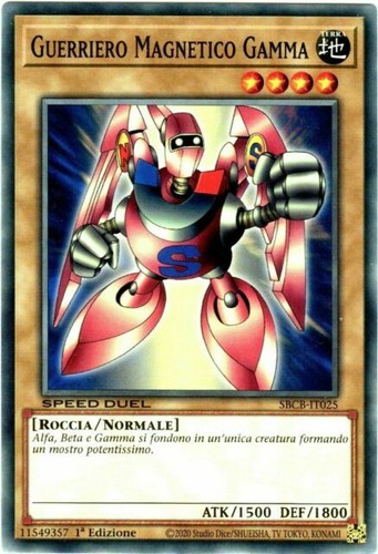 Yugioh sbcb it025 - yugioh, guerriero