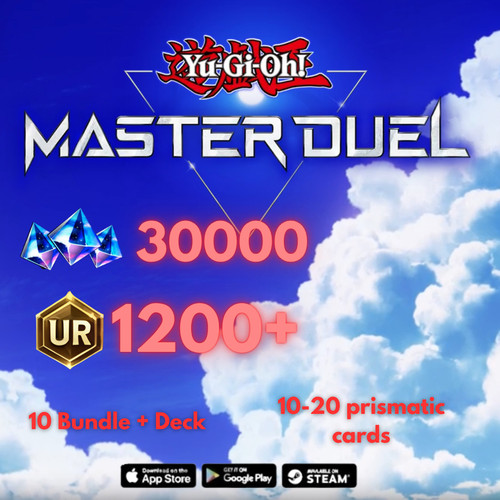 Master duel 30000 - yu-gi-oh, 30000+